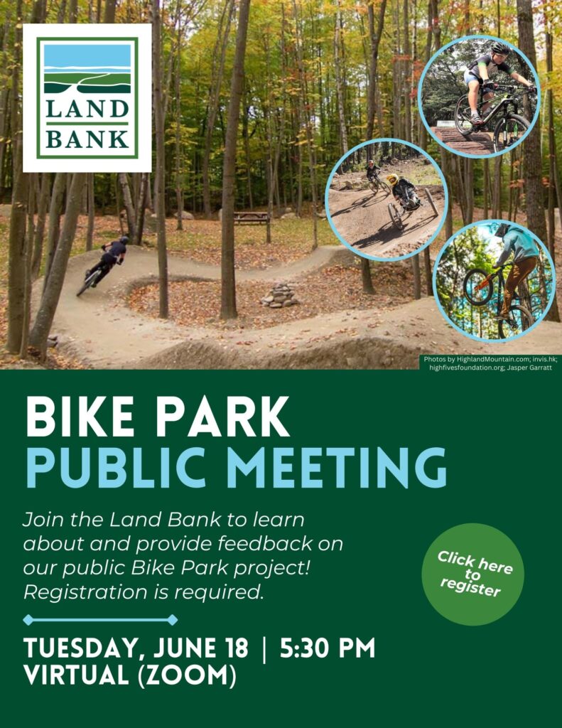 Bike Park Meeting Flyer