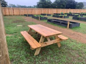 Community Garden Bench